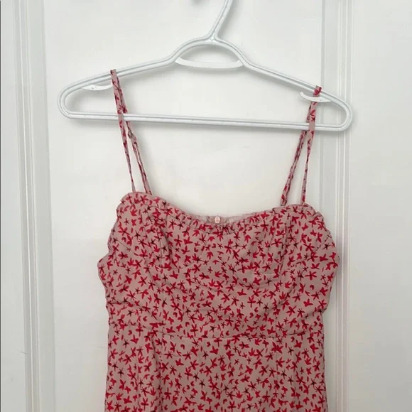 Princess Polly Red Floral Mini Dress - Picture 3 of 3